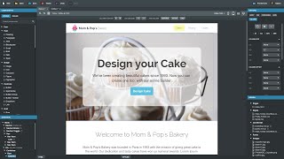 Creating a Website with Bootstrap Studio Tutorial [upl. by Ailahtan]