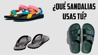 Tipos de Sandalias  ¿Cuáles son más cómodas [upl. by Polivy]