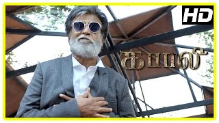 Kabali Tamil movie  Rajini Mass Scene  Radhika Apte  Kishore  Winston Chao  John Vijay  Dinesh [upl. by Ruffina]