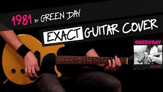 1981 guitar cover by GV  Green Day [upl. by Nav684]