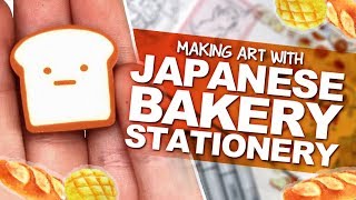 MAKING ART INSPIRED BY ADORABLE JAPANESE STATIONERY  Sumikko Gurashi Bakery  ZenPop Unboxing [upl. by Raamal]