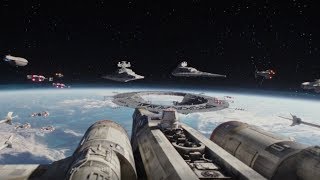 Rebel Fleet arrives to Scarif Scene  Rogue One A Star Wars Story 2016 [upl. by Yerbua]