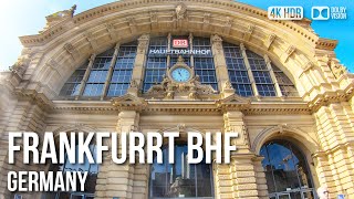 Frankfurt Hauptbahnhof One Of The Busiest Train Stations In  🇩🇪 Germany 4K HDR Walking Tour [upl. by Anama]