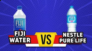 Fiji Water vs Nestle Pure Life  Which Water Is Best For Your Health [upl. by Ynohtnaleahcim765]