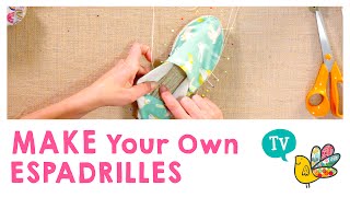 Make your own Espadrilles [upl. by Angelina]