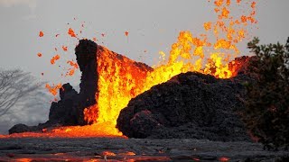 Scenes from the Volcanic Eruption in Hawaii Lava Ash and Toxic Fumes [upl. by Suedama]