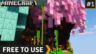 Free To Use Gameplay No Copyright  Minecraft Parkour [upl. by Yannodrahc29]