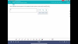 ALEKS Writing a standard formation reaction [upl. by Lorenza363]