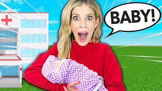 Rebecca Adopts a Baby in Adopt Me Roblox  Zamfam Gaming [upl. by Brigit]