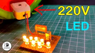 How to connect LED with 220V AC circuit with Calculations [upl. by Jemina]