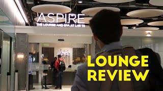 Lounge Review Aspire Lounge and Spa at London LHR T5 [upl. by Drahnreb455]