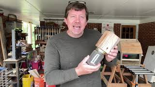 How To Build A Carpenter Bee Trap 20 [upl. by Hailee813]