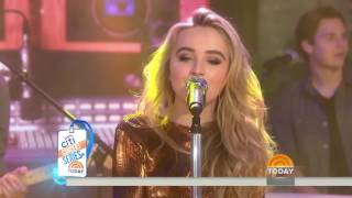 Sabrina Carpenter  Thumbs Live on Today Show 2016  IMPROVED SOUND [upl. by Palla788]