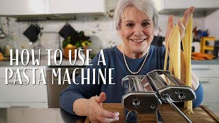 How to Use a Pasta Machine amp Make the Best Italian Pasta  Mamma Giulianas Cooking Tips [upl. by Llerad]