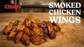 Crispy Skin Smoked Chicken Wings  Chuds BBQ [upl. by Nwahsed]