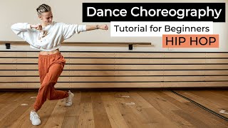 HIP HOP Dance Choreography Tutorial for Beginners  Free Dance Class at Home [upl. by Adekram519]