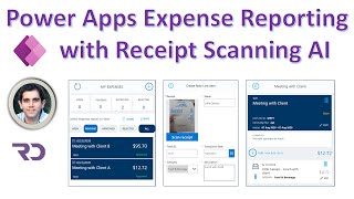 PowerApps Expense Reporting with Receipt Scanning AI [upl. by Belanger]