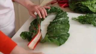 Preparing Swiss Chard [upl. by Cornie]