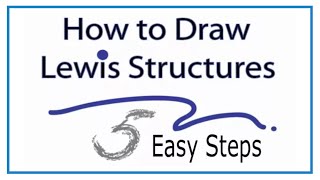 How to Draw Lewis Structures Five Easy Steps [upl. by Lynn572]