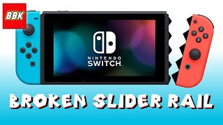 Repairing Broken Nintendo Switch Console Slider Right  Left Rail [upl. by Eisoj]