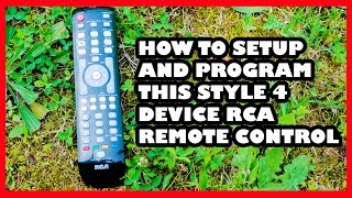 How to Program This RCA 4 Device Remote in [upl. by Roth915]