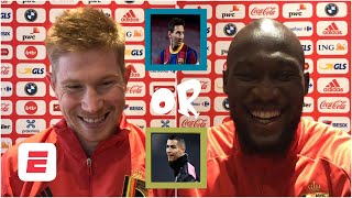 Old Trafford or Anfield Ronaldo or Messi Lukaku amp De Bruyne play You Have To Answer  ESPN FC [upl. by Ilat]