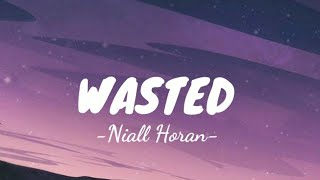 niall horan  wasted lyrics [upl. by Yurt]