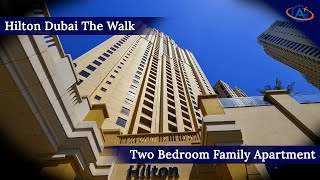 Hilton Dubai The Walk  GREAT 4 APART JUMEIRAH HOTEL [upl. by Nylinej213]