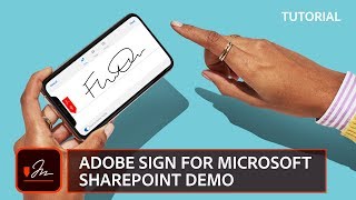 Adobe Sign for Microsoft SharePoint Demo  Adobe Acrobat [upl. by Aronow]