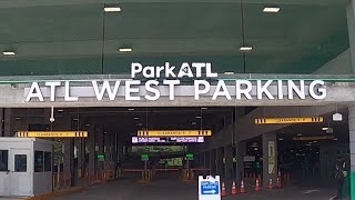 ATL West Parking Deck Atlanta Airport [upl. by Milo]