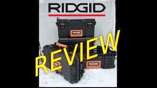 Review Ridgid Pro Mobile Tool Storage System [upl. by Sukramed]