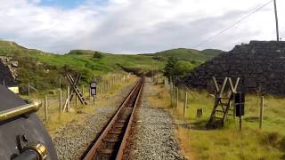 Ffestiniog Railway – Driver’s Eye View – Blaenau Ffestiniog to Porthmadog Wales [upl. by Llibyc]