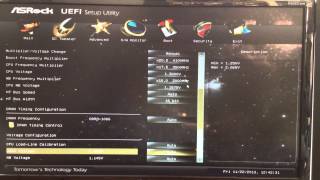 ASRock 970 Extreme3 Motherboard UEFI Setup Utility [upl. by Slaohcin]