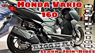 HONDA VARIO 160  HONDA CLICK 160 ABS VERSION  Specifications and Features [upl. by Voletta]