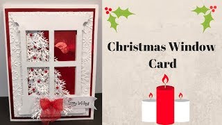 Christmas Window Card amp Exciting NEWS [upl. by Nylarat]