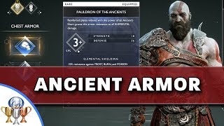 God of War  How to Obtain Ancient Armor Set  Primordial Trophy Guide [upl. by Ykroc]