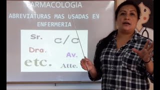 Abreviaturas más utilizadas en Enfermería y Farmacología  Miss Alejandra [upl. by Horgan283]