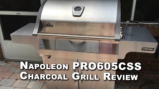 Napoleon PRO605CSS Charcoal Grill Review [upl. by Sheilah]