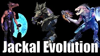 The Evolution of Halos Covenant  The Jackals [upl. by Hardie]