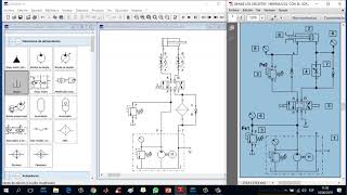 SIMULACIÓN DE CIRCUITOS HIDRÁULICOS [upl. by Adaynek]