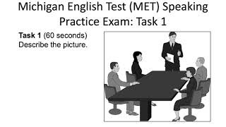 MET Exam Speaking  Michigan English Test Speaking Practice Exam [upl. by Aeneas]