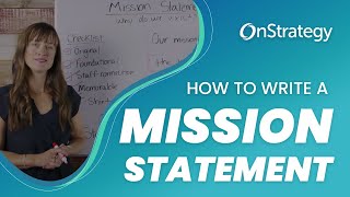 How to Write a Mission Statement [upl. by Acus]