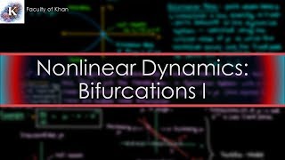 Introducing Bifurcations The Saddle Node Bifurcation [upl. by Sharla]