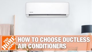 How Do Ductless Air Conditioners Work  The Home Depot [upl. by Ardnod]