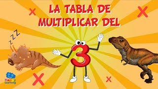 La tabla de multiplicar del 3  Vídeos Educativos para Niños [upl. by Charmine]