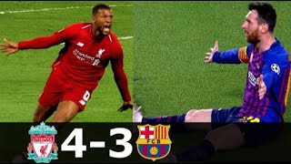 Liverpool vs Barcelona 43  UCL Comeback 2019  Full Highlights [upl. by Colwell107]