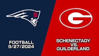 04 Football Schenectady at Guilderland [upl. by Sallad]