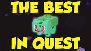 BULBASAUR IS ACTUALLY THE BEST POKEMON IN POKEMON QUEST [upl. by Neelsaj]