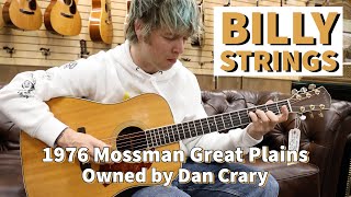 Billy Strings playing a 1976 Mossman Great Plains Owned by Dan Crary at Normans Rare Guitars [upl. by Ianahs]