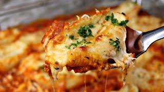 SUPER Extra Cheesy Stuffed Shells Recipe [upl. by Gae347]